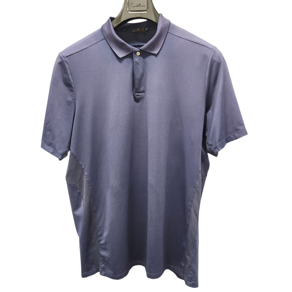 RLX Ralph Lauren Polo Shirt Mens XL Blue Stretch Golf Performance La Gorce